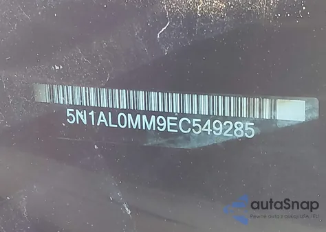 2014 Infiniti Qx60 из США, поврежденный, VIN 5N1AL0MM9EC549285